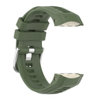 Silicone Stainless Steel Buckle Watch Band