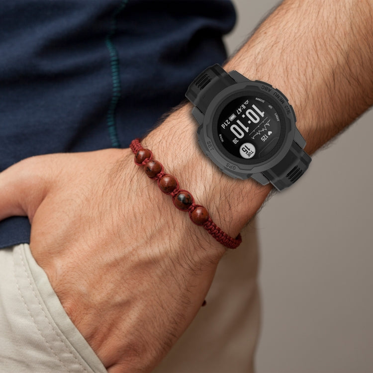 Silicone Stainless Steel Buckle Watch Band