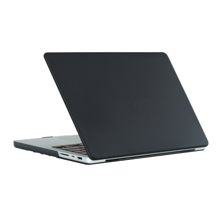Dot Texture Double Sided Tanned Laptop Case — Transparent
