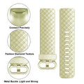 Official Pattern Metallic Watch Strap