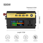 8896 500W Car Smart Multi-functional Digital Display Inverter