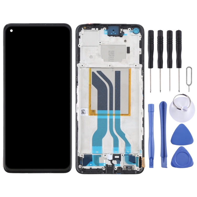 Original LCD Screen and Digitizer Full Assembly with Frame, For vivo Y76S