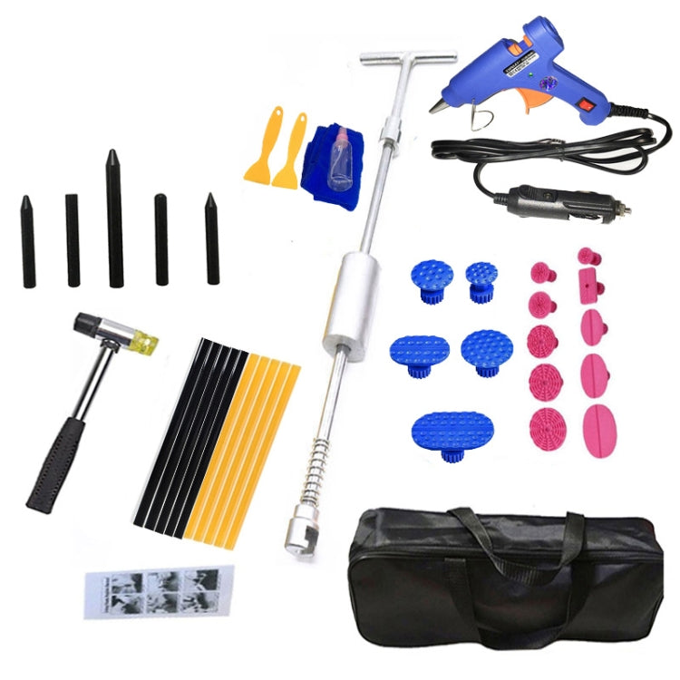 12V Car Cigarette Lighter Plug Paintless Dent Puller, 37 in 1