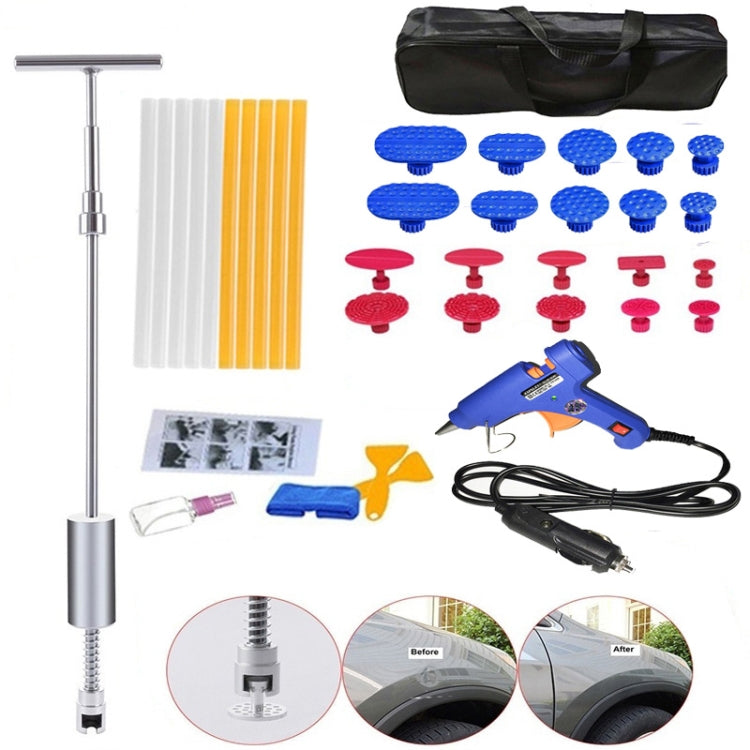 12V Car Cigarette Lighter Plug Paintless Dent Puller, 36 in 1