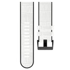 Crocodile Texture Silicone Leather Watch Band