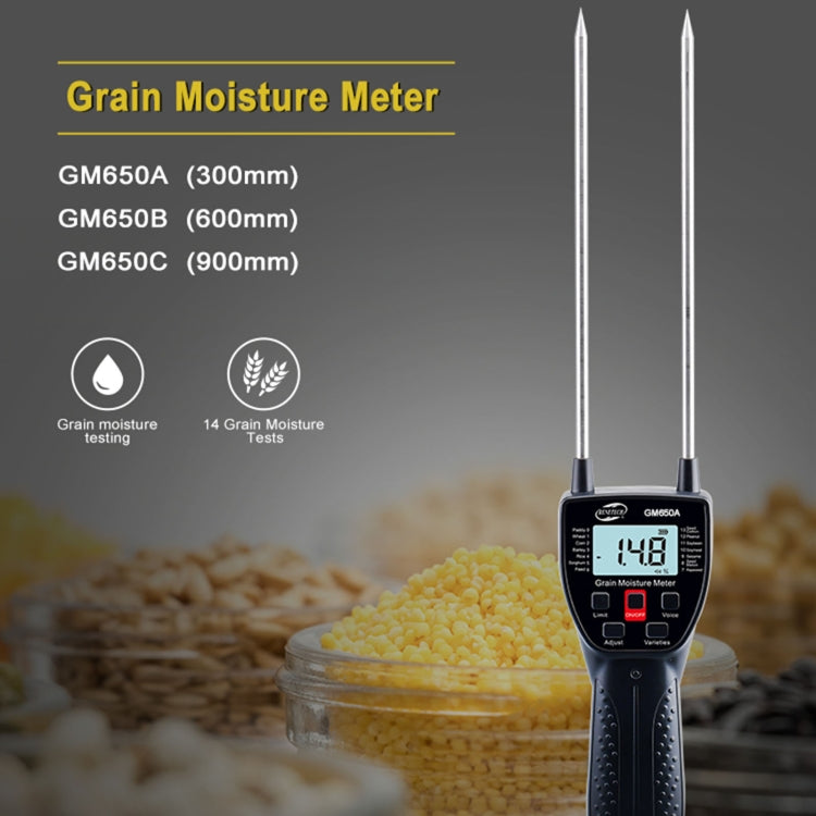 BENETECH GM650 Grain Moisture Meter, Battery Not Included