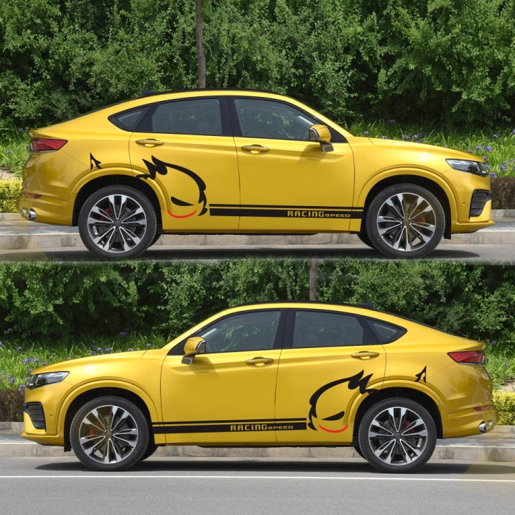 2 PCS/Set D-49 Evil Rabbit Pattern Car Modified Decorative Sticker — view 6