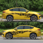 2 PCS/Set D-144 Fire Element Pattern Car Modified Decorative Sticker