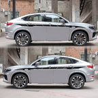 2 PCS/Set D-178 Waistline Pattern Car Modified Decorative Sticker