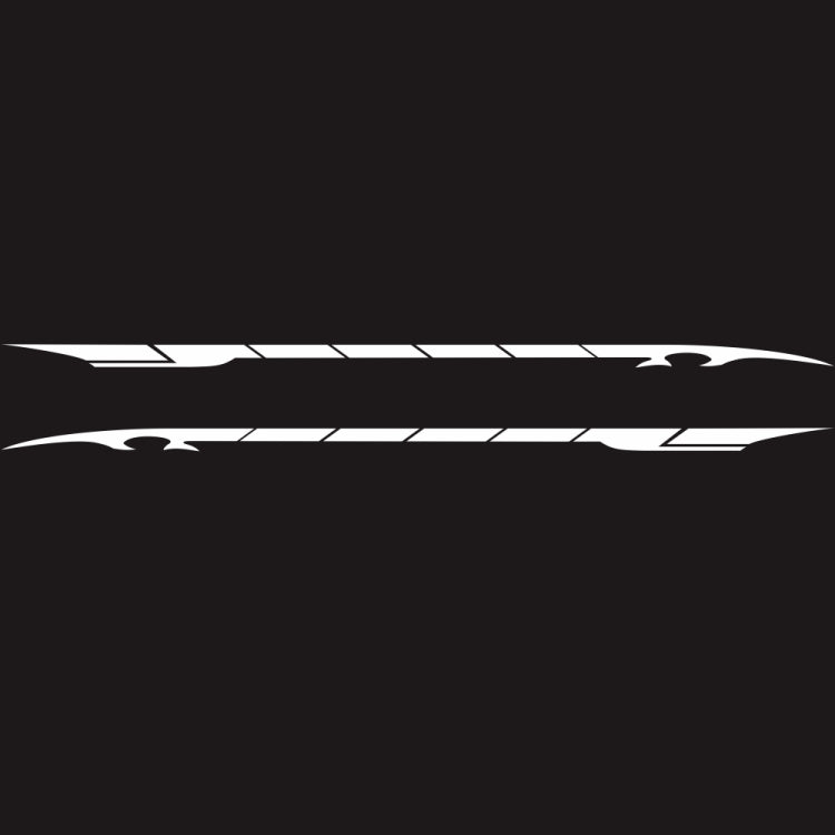 2 PCS/Set D-178 Waistline Pattern Car Modified Decorative Sticker — view 9