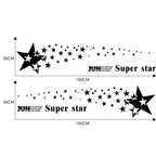 2 PCS/Set D-207 Star Pattern Car Modified Decorative Sticker — D-207