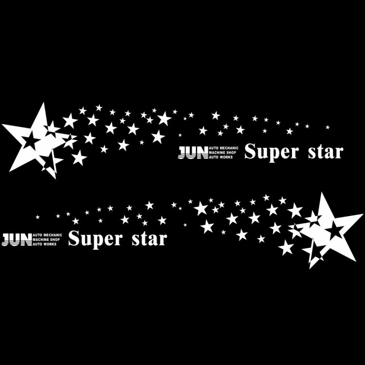 2 PCS/Set D-207 Star Pattern Car Modified Decorative Sticker — view 9