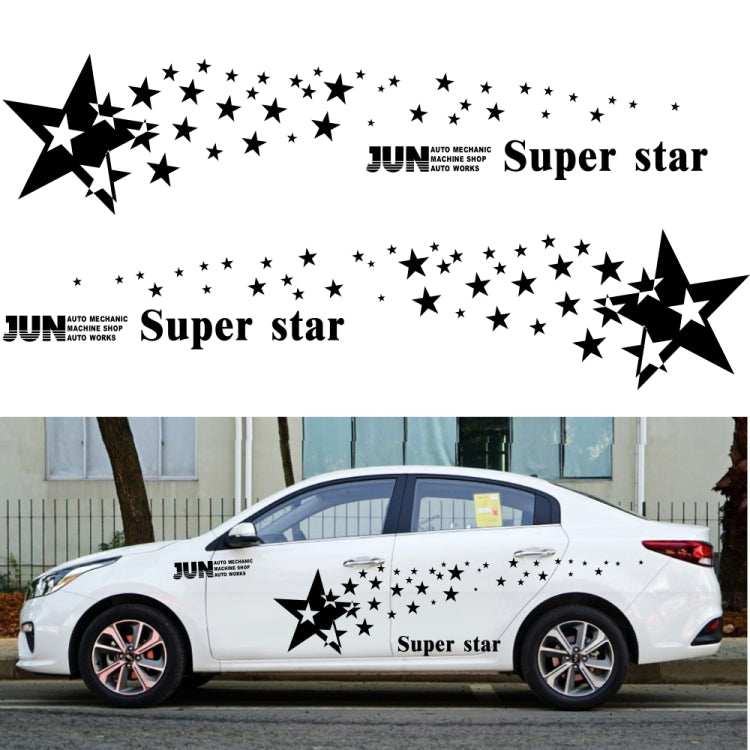 2 PCS/Set D-207 Star Pattern Car Modified Decorative Sticker — view 10