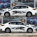 2 PCS/Set D-218 Wolf Totem Pattern Car Modified Decorative Sticker
