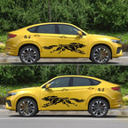 2 PCS/Set D-218 Wolf Totem Pattern Car Modified Decorative Sticker