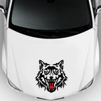 2 PCS/Set D-218 Wolf Totem Pattern Car Modified Decorative Sticker