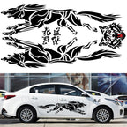 2 PCS/Set D-218 Wolf Totem Pattern Car Modified Decorative Sticker