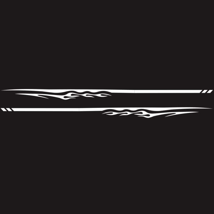 2 PCS/Set D-280 Flame Streak Pattern Car Modified Decorative Sticker — view 9