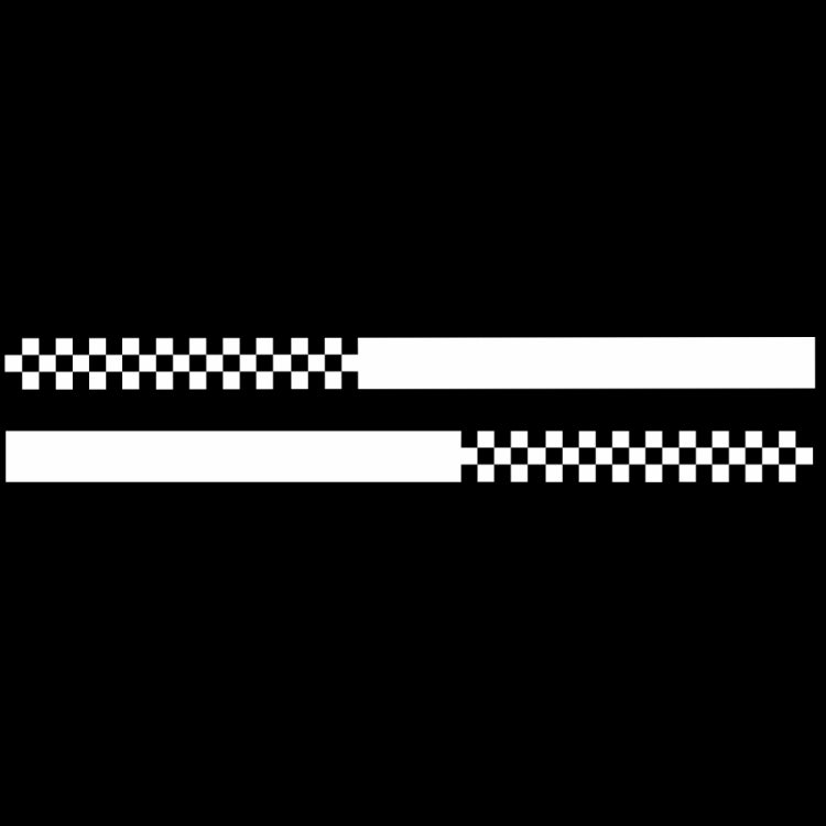 2 PCS/Set D-282 Waistline Pattern Car Modified Decorative Sticker — view 9