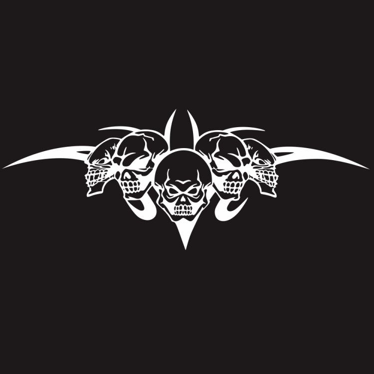 D-299 Skull Pattern Car Modified Hood Decorative Sticker — view 9