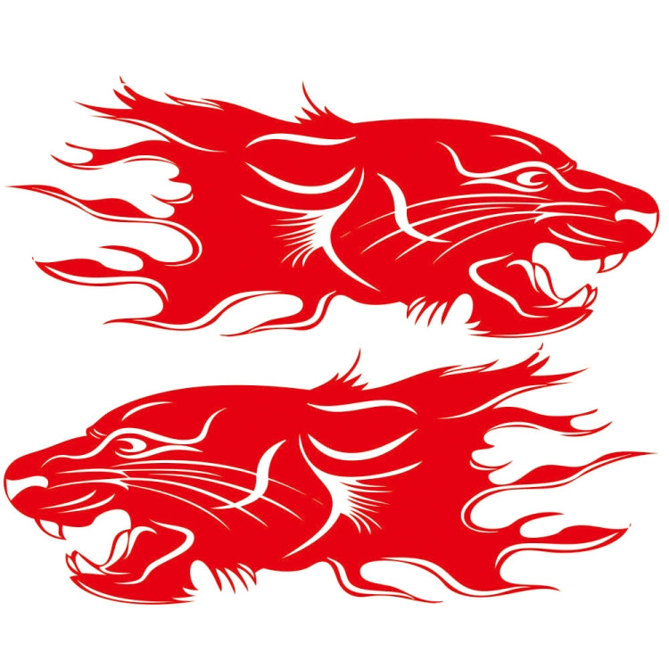 2 PCS/Set D-417 Lion Pattern Car Modified Decorative Sticker — view 8