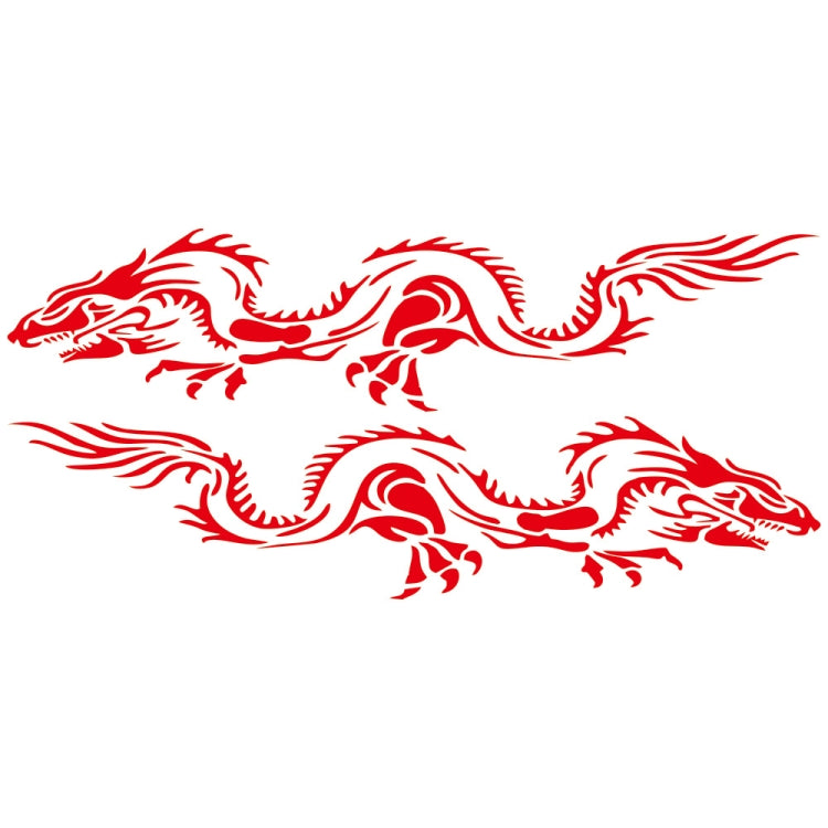 2 PCS/Set D-418 Dragon Totem Tribe Pattern Car Modified Decorative Sticker — view 8