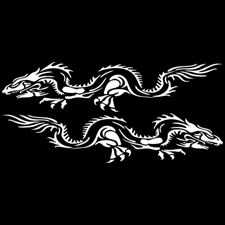2 PCS/Set D-418 Dragon Totem Tribe Pattern Car Modified Decorative Sticker — view 9
