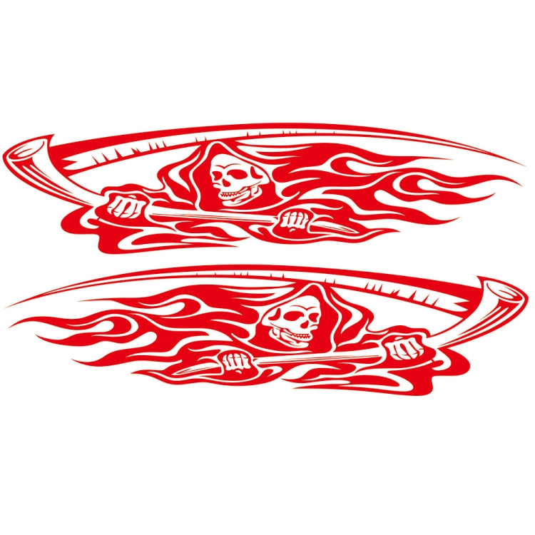2 PCS/Set D-435 Grim Reaper Pattern Car Modified Decorative Sticker — view 8