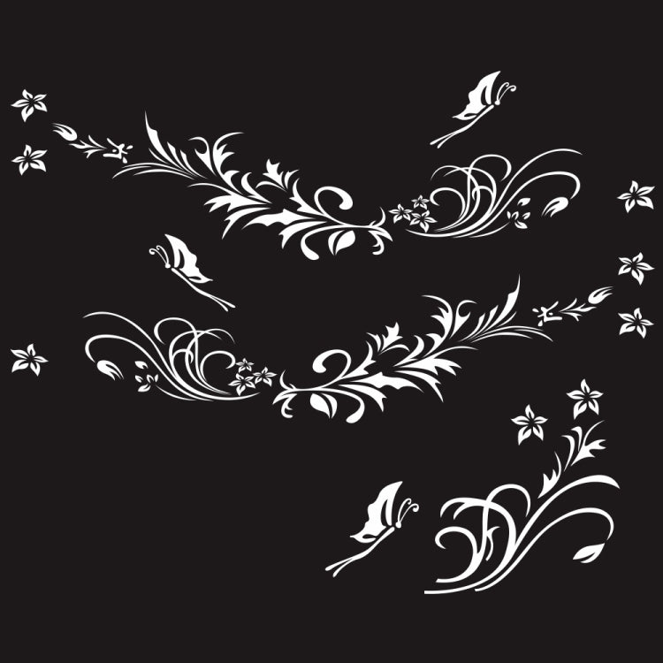 D-462 Butterfly Loves Flowers Pattern Car Modified Decorative Sticker — view 9