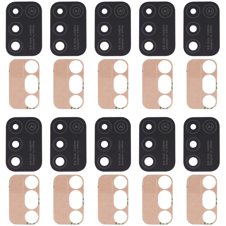 10 PCS Back Camera Lens