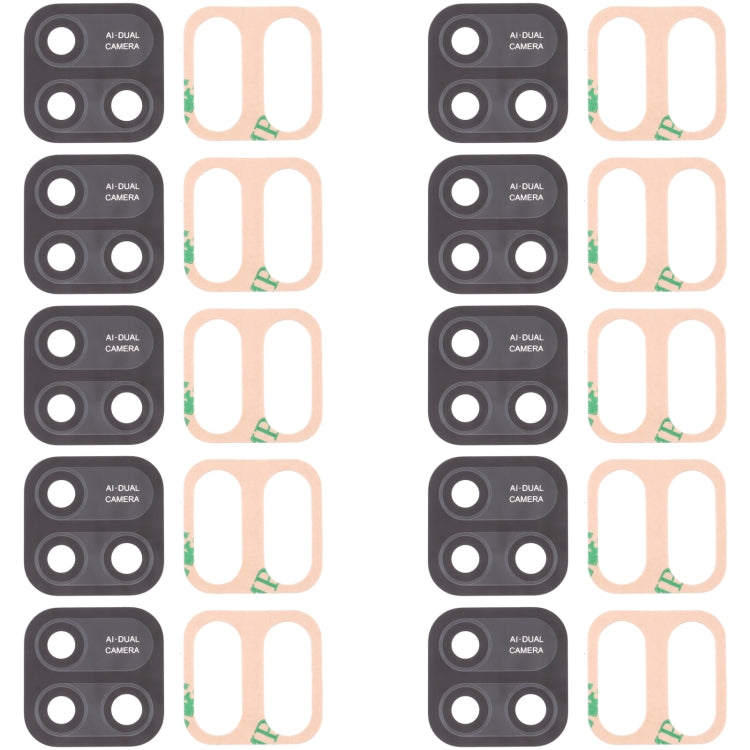 10 PCS Back Camera Lens — For Infinix Note 10