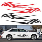 2 PCS/Set D-468 Checkered Totem Pattern Car Modified Decorative Sticker — view 10