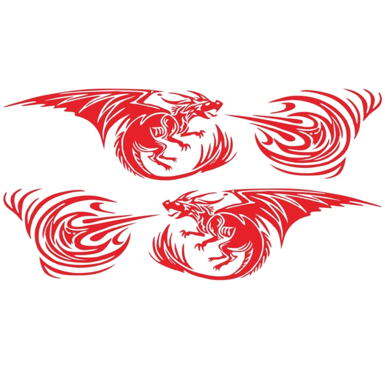 2 PCS/Set D-498 Pterosaur Spitfire Pattern Car Modified Decorative Sticker — view 8