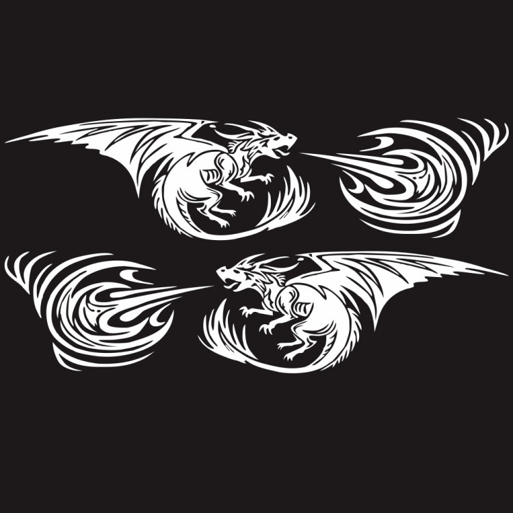 2 PCS/Set D-498 Pterosaur Spitfire Pattern Car Modified Decorative Sticker — view 9