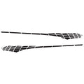 2 PCS/Set D-501 Plaid Pattern Car Modified Decorative Sticker