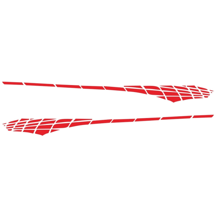 2 PCS/Set D-501 Plaid Pattern Car Modified Decorative Sticker — view 8