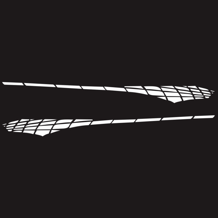 2 PCS/Set D-501 Plaid Pattern Car Modified Decorative Sticker — view 9