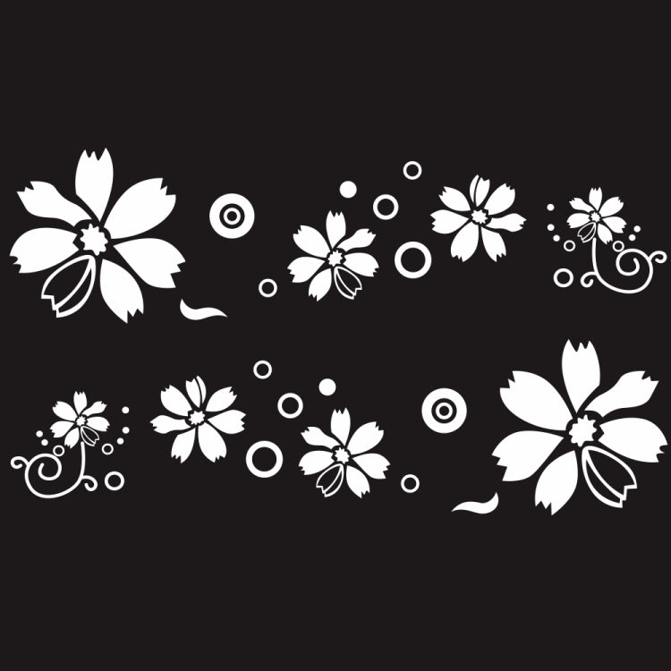 2 PCS/Set D-510 Flowers Pattern Car Modified Decorative Sticker — view 9