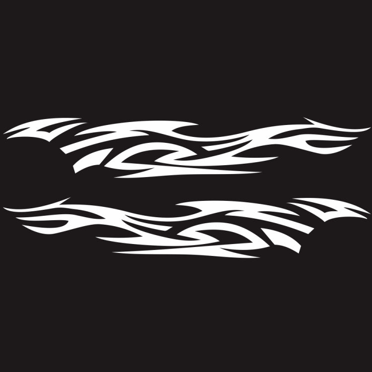 2 PCS/Set D-521 Fire Totem Pattern Car Modified Decorative Sticker — view 9
