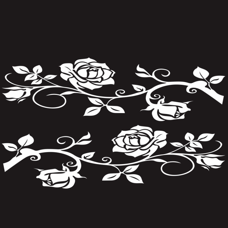 2 PCS/Set D-545 Rose Pattern Car Modified Decorative Sticker — view 9