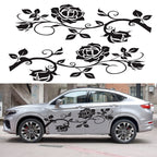 2 PCS/Set D-545 Rose Pattern Car Modified Decorative Sticker — view 11