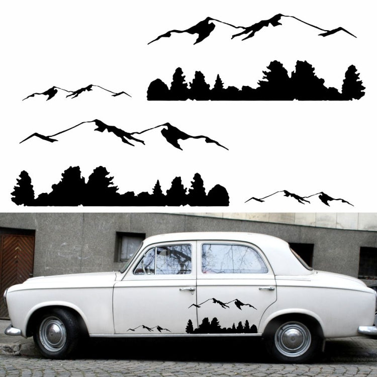2 PCS/Set D-684 Mountain Totem Pattern Car Modified Decorative Sticker — view 10