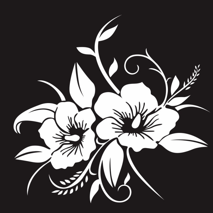 D-798 Flowers Bloom Pattern Car Modified Decorative Sticker — view 9