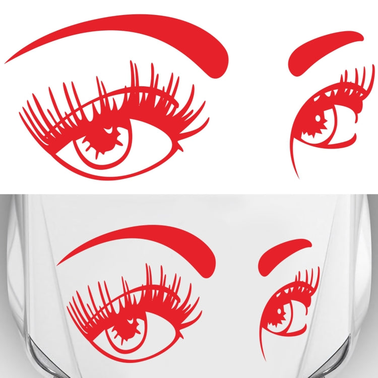 D-821 Beauty Eyes Pattern Car Modified Decorative Sticker — view 8