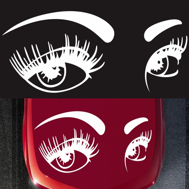 D-821 Beauty Eyes Pattern Car Modified Decorative Sticker — view 9