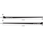 2 PCS/Set D-854 Stripe Pattern Car Modified Decorative Sticker — D-854