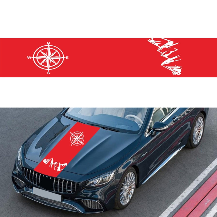 D-864 Compass Pattern Car Modified Decorative Sticker — view 8