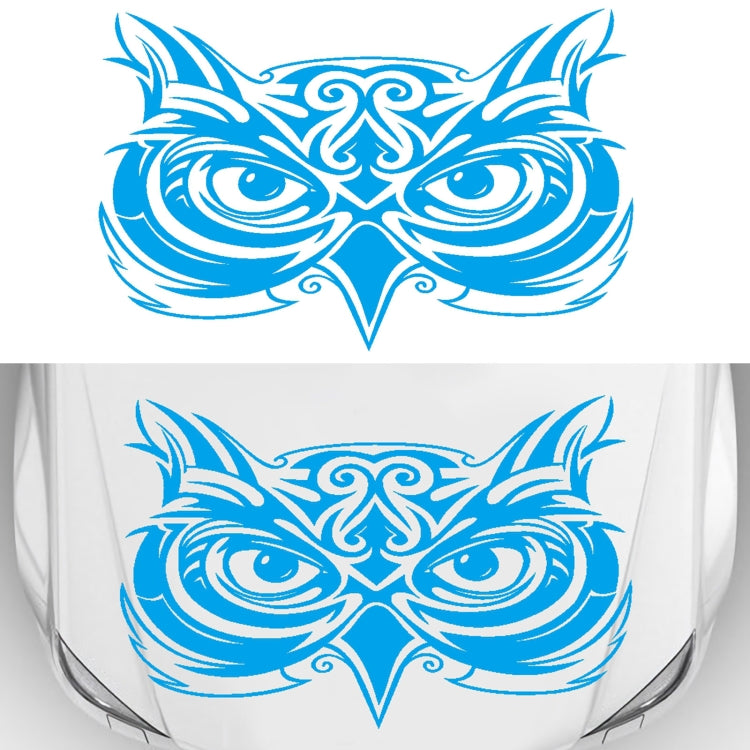 D-921 Eagle Totem Pattern Car Modified Decorative Sticker — Red