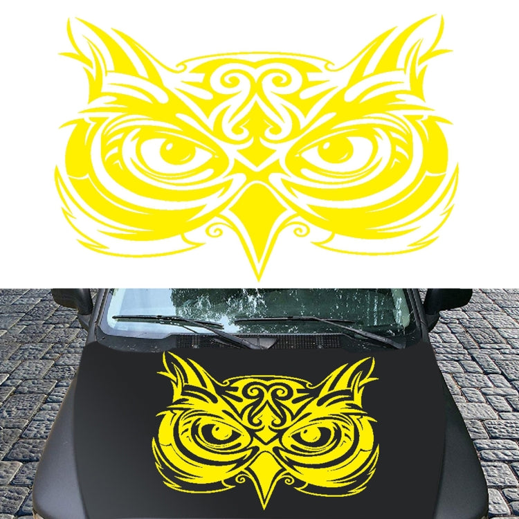 D-921 Eagle Totem Pattern Car Modified Decorative Sticker — White