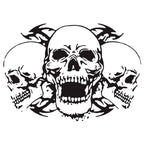 D-923 Three Skulls Pattern Car Modified Decorative Sticker — D-923